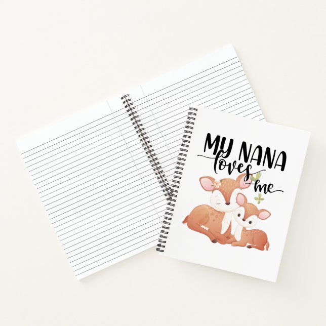 Carnet Doe et Fawn My Nana m'aime (Intérieur)