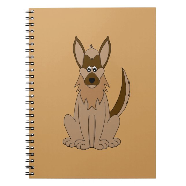 Carnet Dog Cartoon Amazing German Shepherd (Devant)