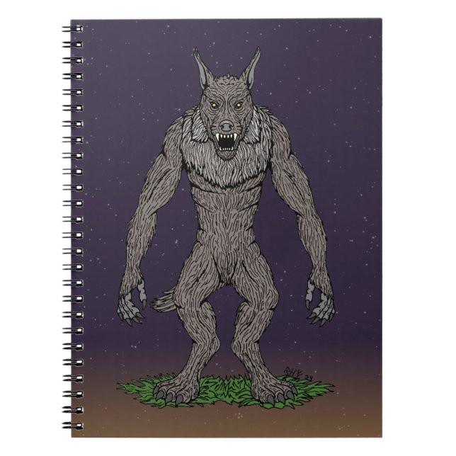 Carnet Dogman Cryptid ou Werewolf (Devant)