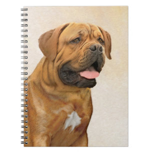 Carnet Dogue de Bordeaux Peinture - Cute Original Chien A