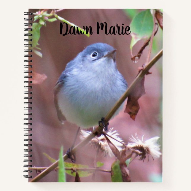 Carnet d'oiseaux de Jardin personnalisé (Devant)