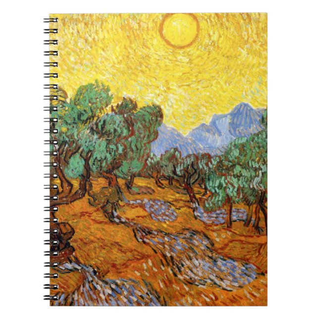 Carnet d'oliviers de Van Gogh (Devant)