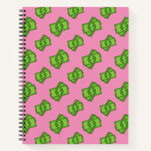 Carnet Dollar de l'argent du dessin