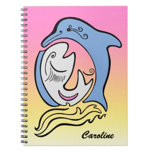 Carnet Dolphin and Fish Ocean Dream Ordinateur portable p