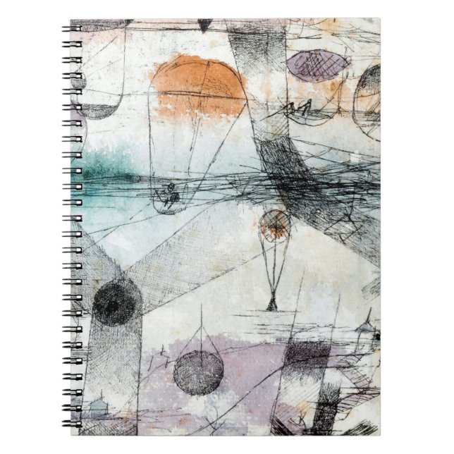 Carnet Domaine d'Air Paul Klee Expressionniste Abstrait (Devant)