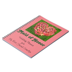 Carnet Domestique de coutume de wedding planner de