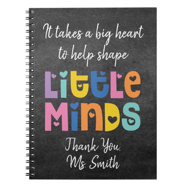 Carnet Don d'appréciation de l'enseignant | Style de tabl (Devant)