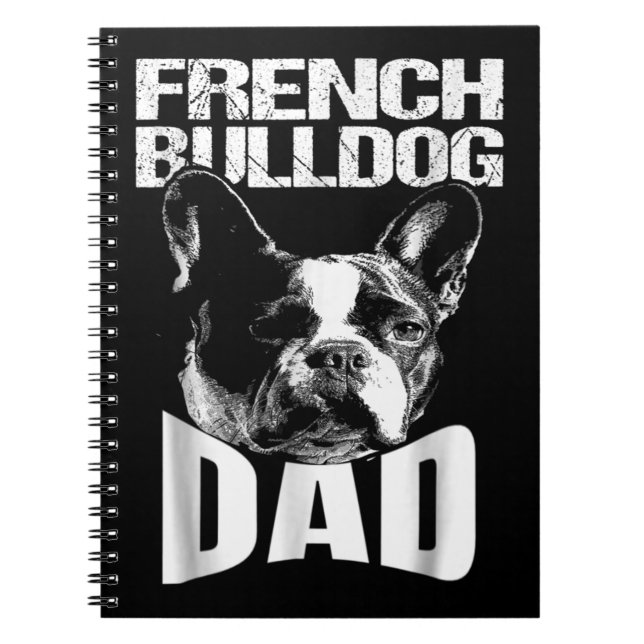 Carnet Don de chien | French Bulldog Papa (Devant)