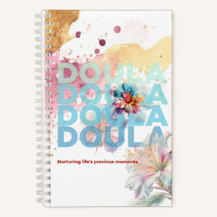 Carnet Don de femme doula pour obstétricienne Citation de
