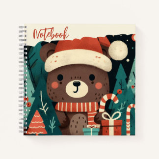 Carnet Don de joie - Livraison de Père Noël Bear