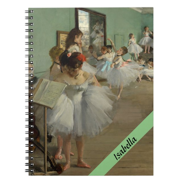 Carnet Don pour Ballerina Dancer : Girl Considérant Balle (Devant)