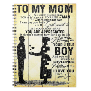 Carnet Don Son To Mom Cadeau Spécial Pour Famille