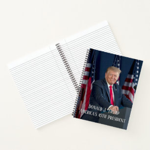 Carnet Donald J. Trump 45e président Keepsaké