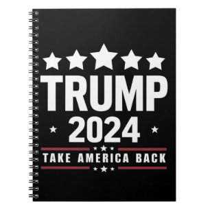Carnet Donald Trump 2024 Reprenez l'Amérique Élection