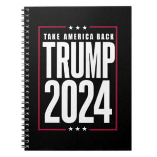 Carnet Donald Trump 2024 Reprenez l'élection de l'Amériqu