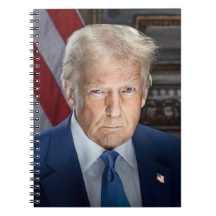 Carnet Donald Trump 2025 Portrait du président américain