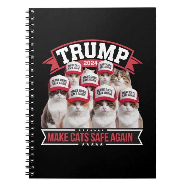 Carnet Donald Trump sécurise à nouveau les chats lors du  (Devant)