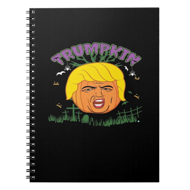 Carnet Donald Trumpkin Rendre Halloween grand à nouveau A (Devant)