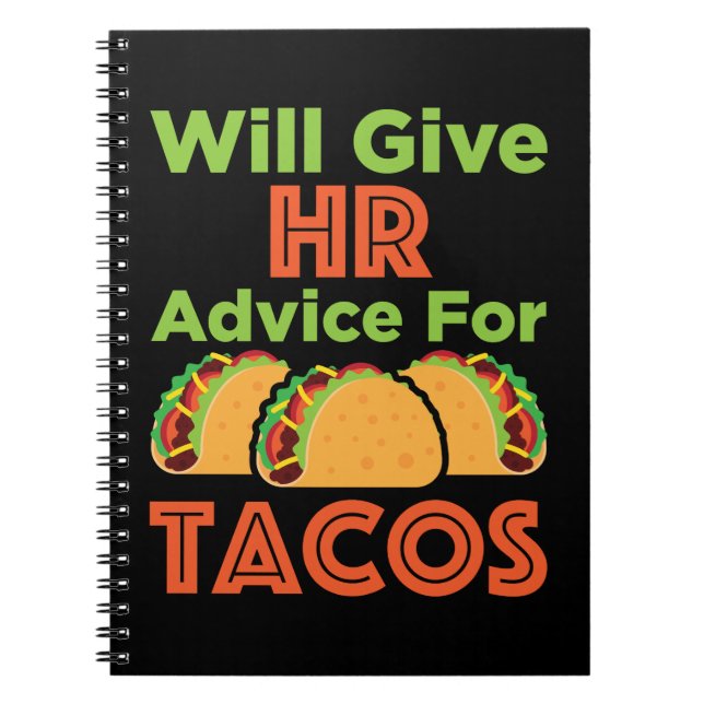 Carnet Donner des conseils en RH à Tacos Ressources humai (Devant)