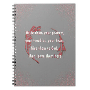 Carnet Donnez-le à Dieu Citer Spiritualité