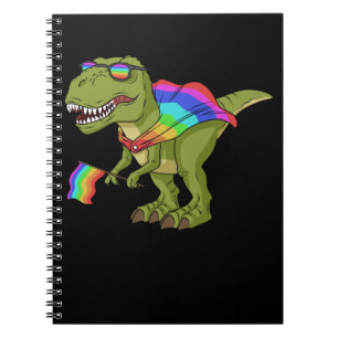 Carnet Dons Gay pride LGBT Hommes Bi LGBTQ T Rex