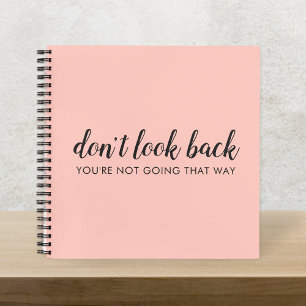 Carnet Don't Look Back Uplifting Peachy Pink