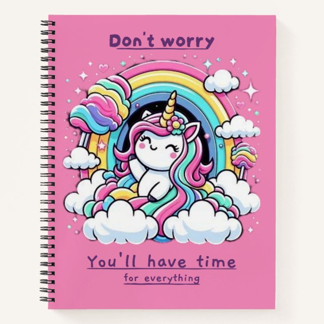 Carnet Don't Worry, You'll Have Time for Everything"  (Devant)