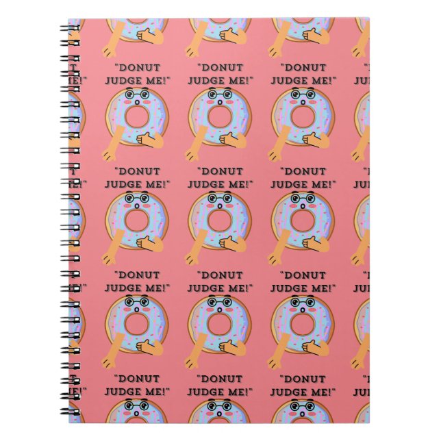 CARNET DONUT JUDGE ME (Devant)