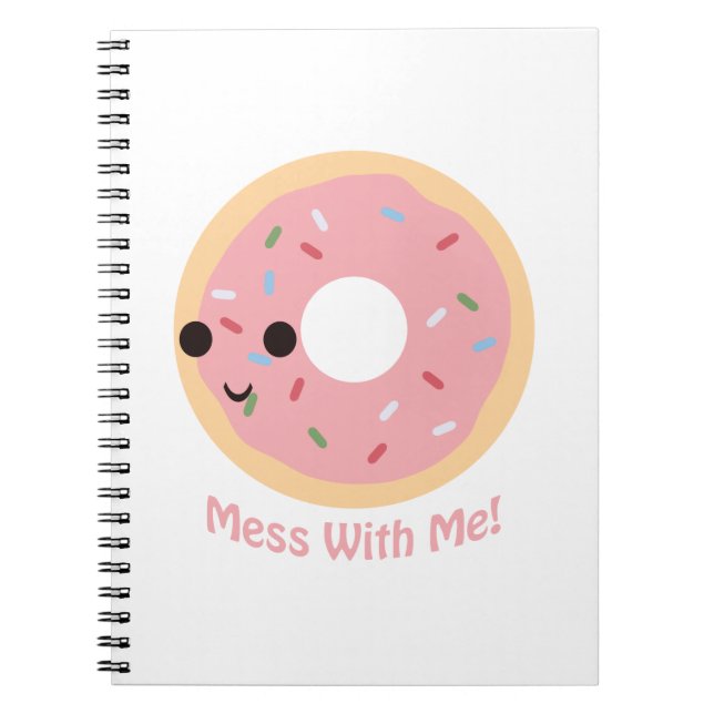 Carnet "Donut" Mess avec moi (Devant)