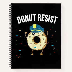 Carnet Donut Résistez À Mème Drôle Officier De Police Sou