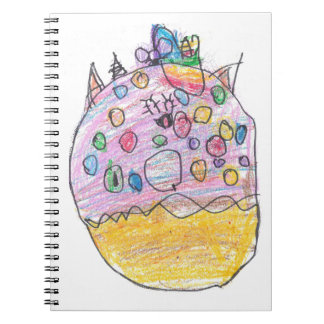 Carnet Donut Unicorne Avec Saupoudrage Artiste Enfant Des