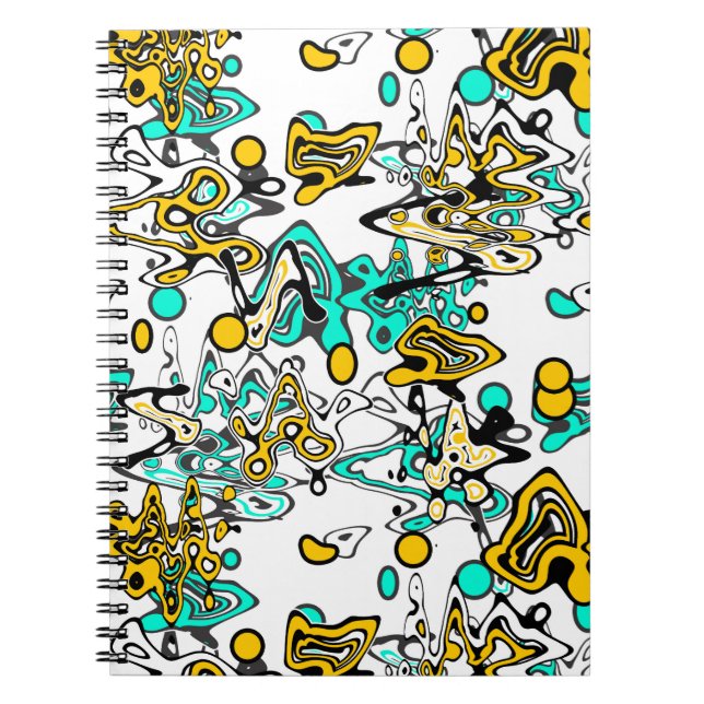 Carnet Doodle, abstrait (Devant)