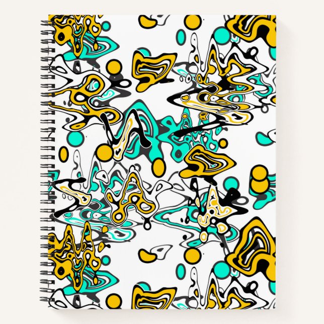 Carnet Doodle, abstrait (Devant)