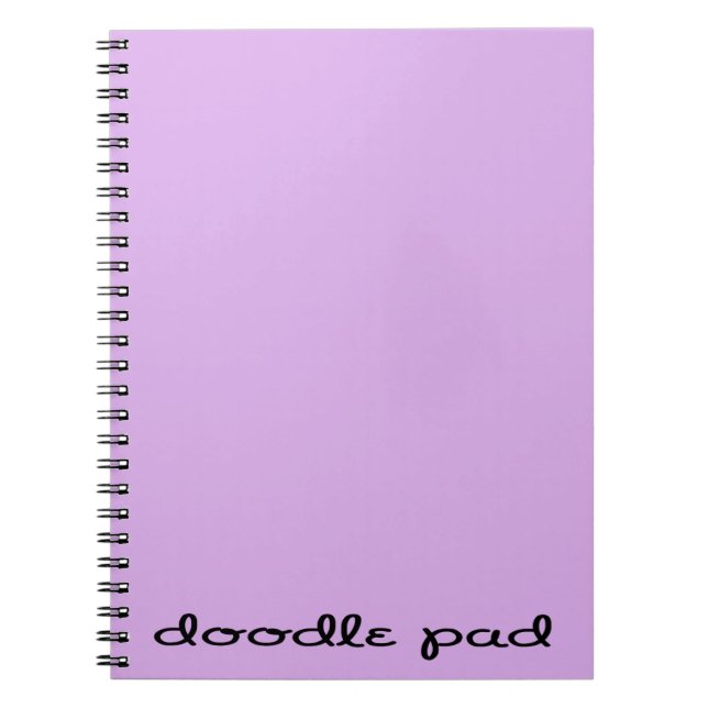 Carnet Doodle Pad violet (Devant)