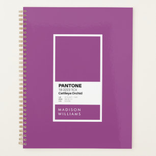 Carnet d'orchidée de Cattleya personnalisé Perso