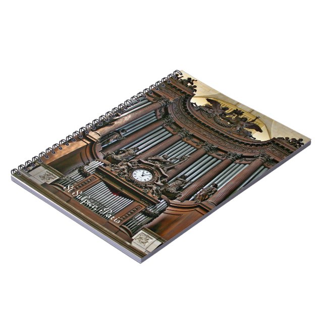 Carnet d'orgue St Sulpice (Côté gauche)