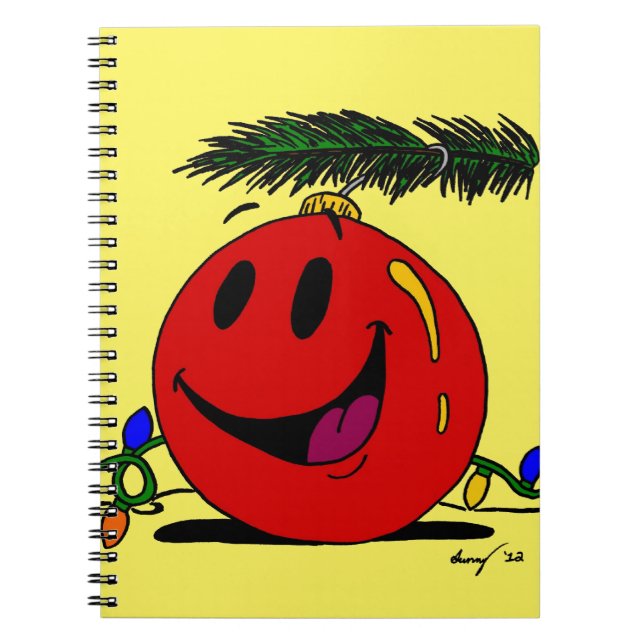 Carnet d'ornement heureux personnalisable  (Devant)