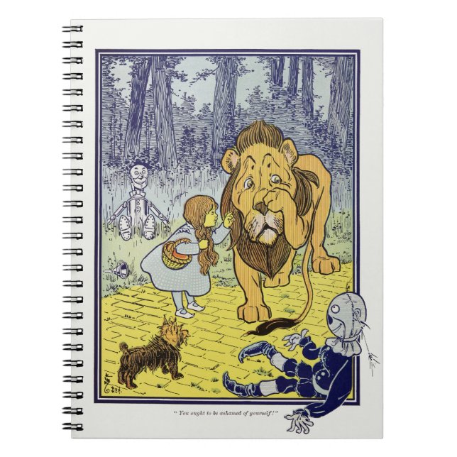 Carnet Dorothy et le Lion peureux de l'édition originale  (Devant)