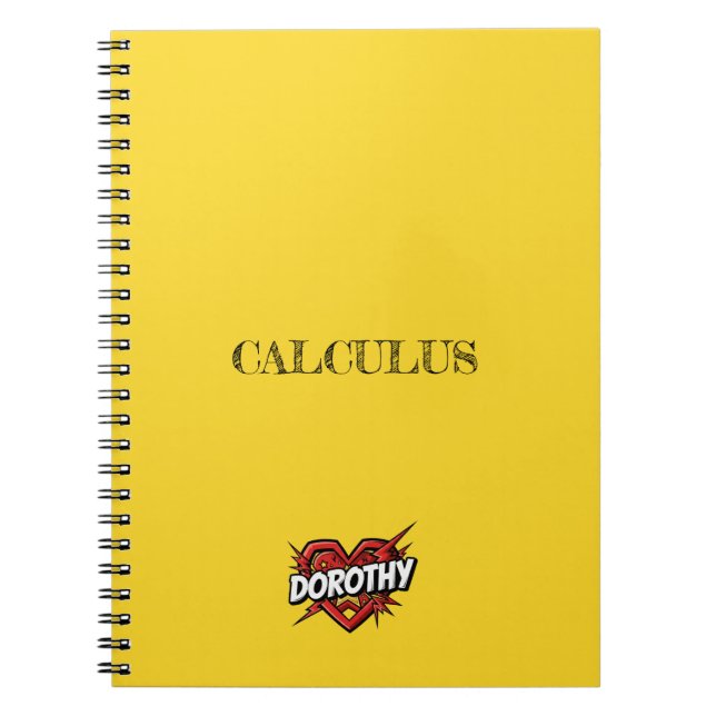 Carnet Dorothy Heart Jaune (Devant)