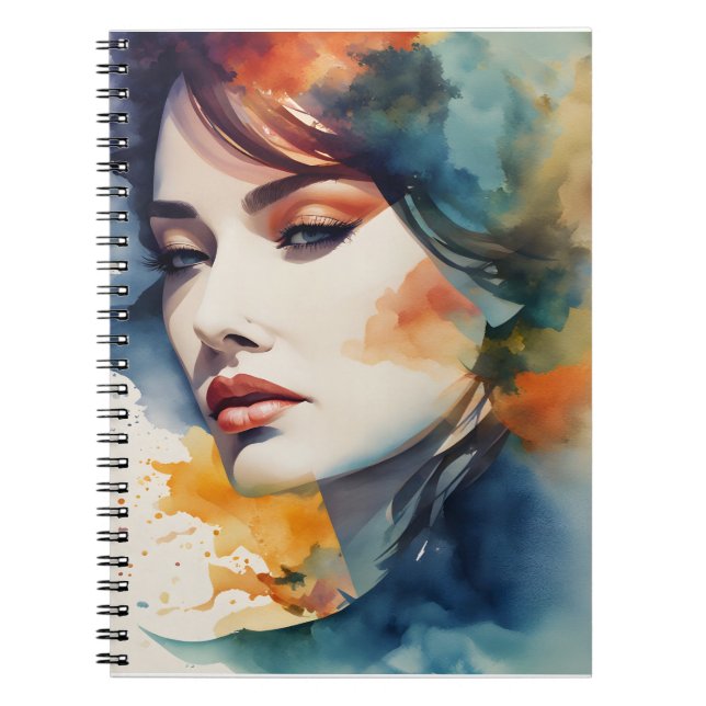 Carnet Double exposition art femme (Devant)