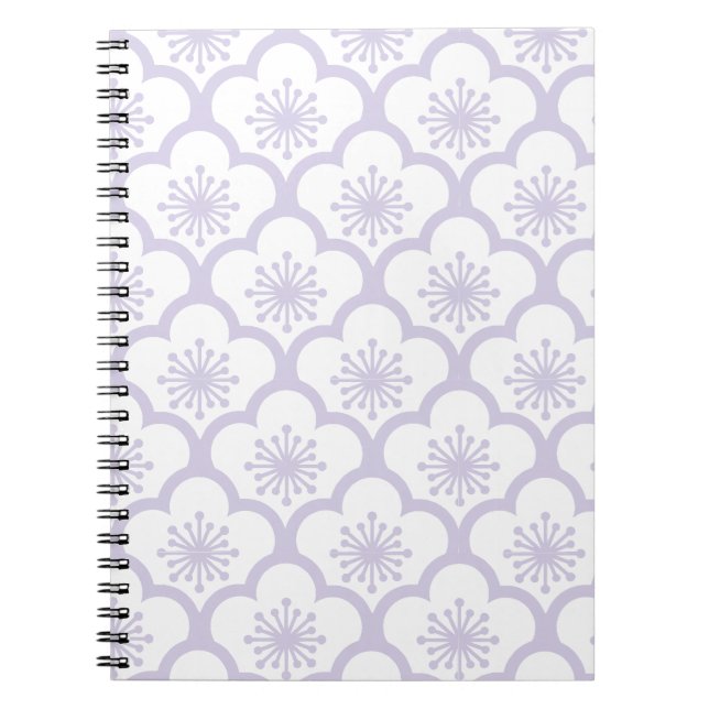 Carnet Douce Sakura Lavande Poussiéreuse - Neutre (Devant)