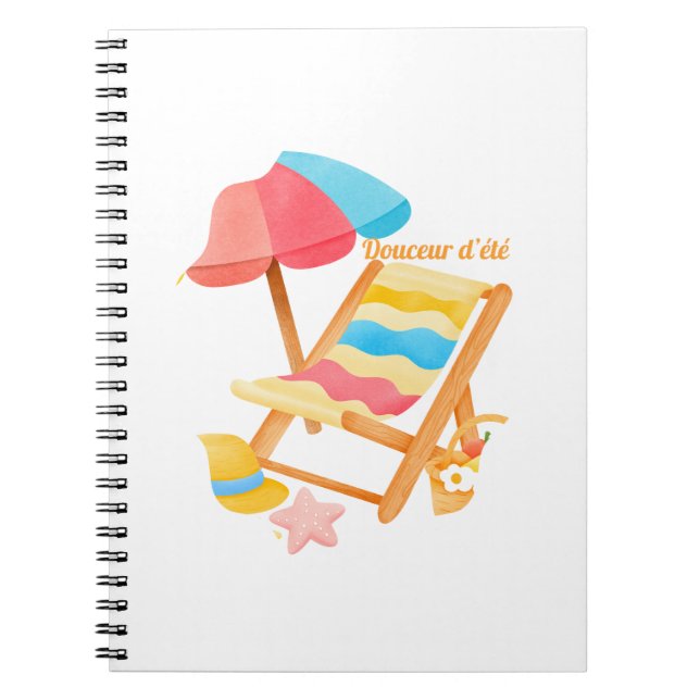 Carnet Douceur d'été (Devant)