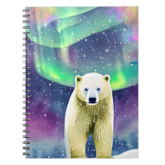 Carnet d'ours polaire mignon pour l'école 6,5 po x