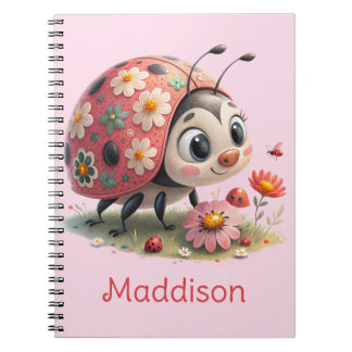 Carnet Doux coccinelle souriante