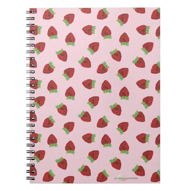 Carnet doux de fraise (Devant)