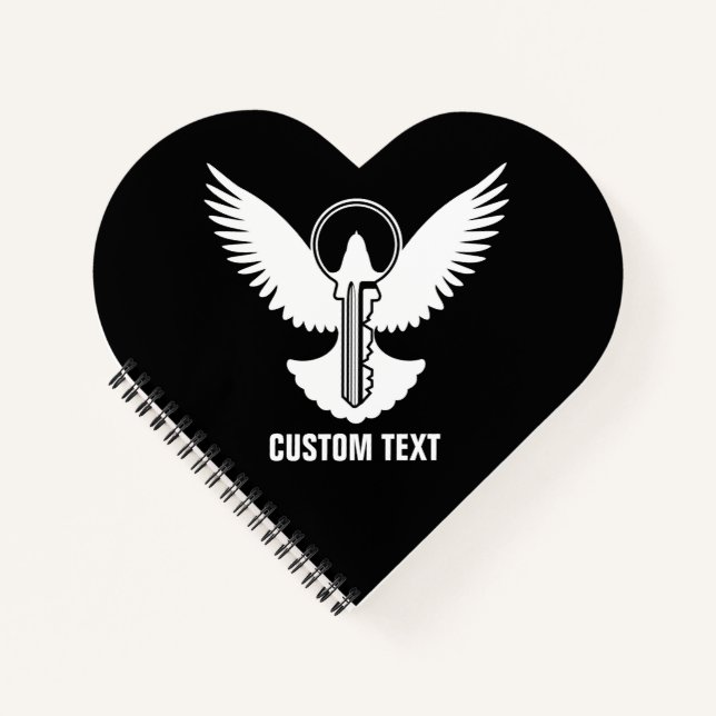 Carnet Dove avec clé (Devant)