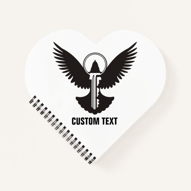 Carnet Dove avec clé (Devant)