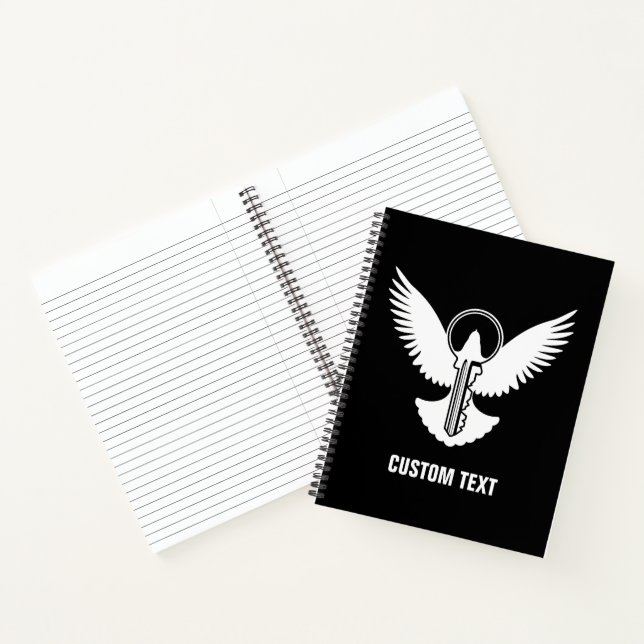 Carnet Dove avec clé (Intérieur)