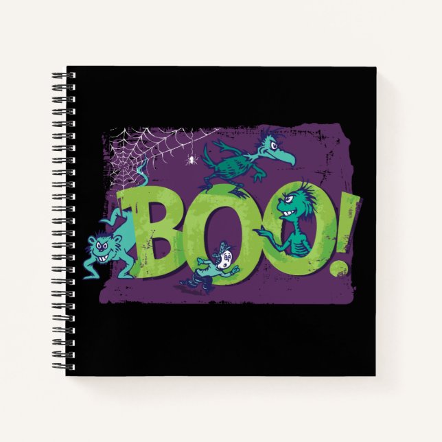 Carnet Dr. Seuss | BOU ! Graphique Halloween (Devant)