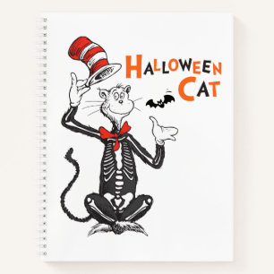 Carnet Dr. Seuss Chat Chapeauté Halloween